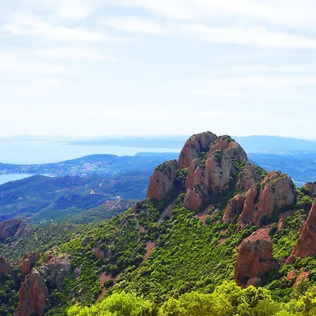 Coeur De Frejus, 3 Pièces Climatisé Avec Piscine, Terrasse, Barbecue Apartamento *