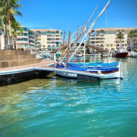 Coeur De Frejus, 3 Pièces Climatisé Avec Piscine, Terrasse, Barbecue Apartamento *
