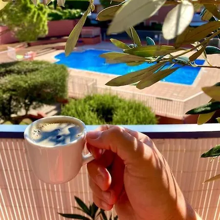 Coeur De Frejus, 3 Pièces Climatisé Avec Piscine, Terrasse, Barbecue Apartamento